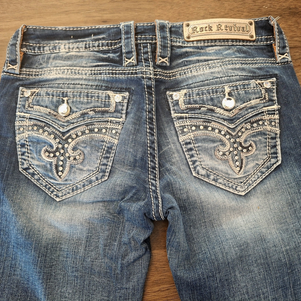 Rock Revival Beliss 27 Boot Women's Blue Jeans